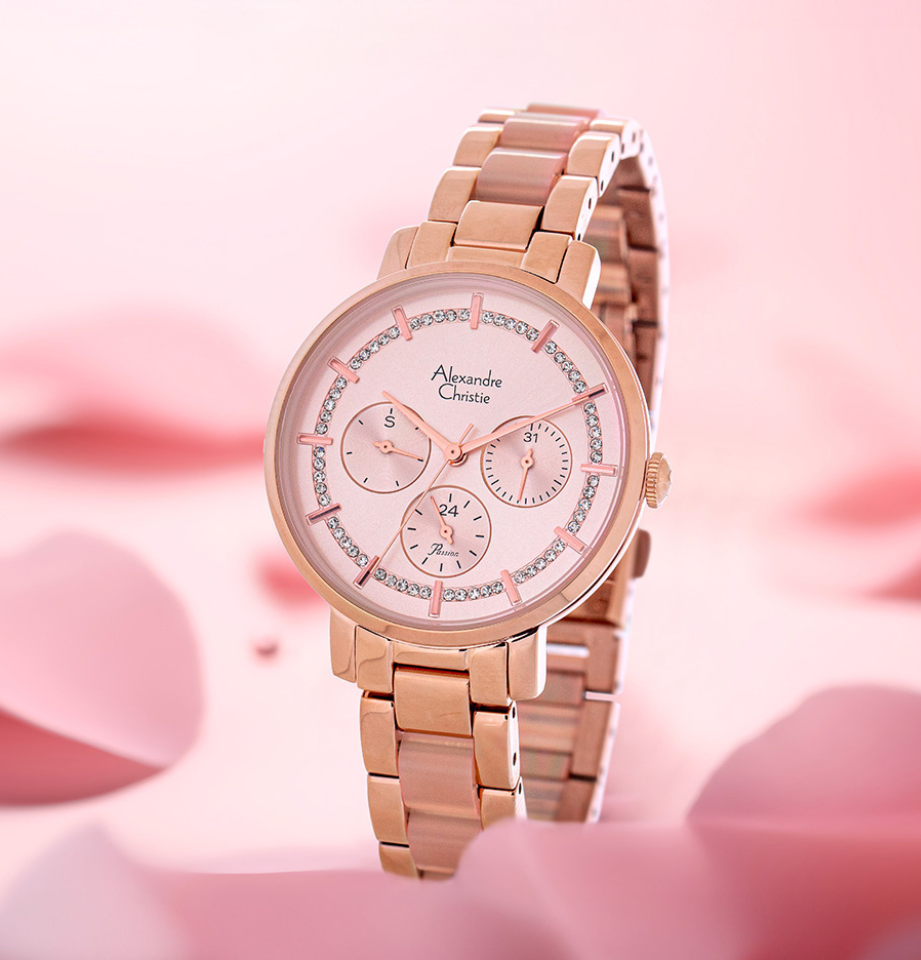 Alexandre Christie Passion AC Ladies Stainless Steel Strap